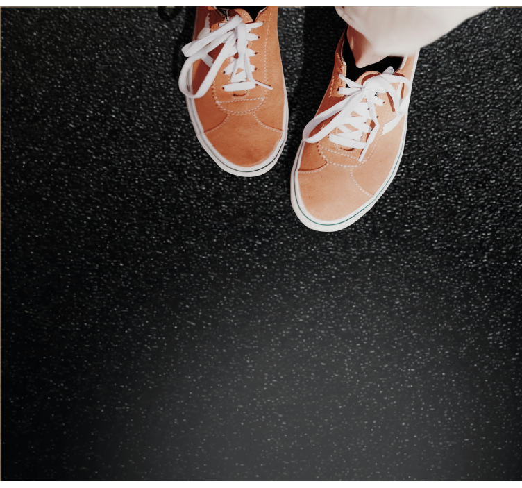 Tapis vinyle salon revêtement en ébène texturé - TenStickers