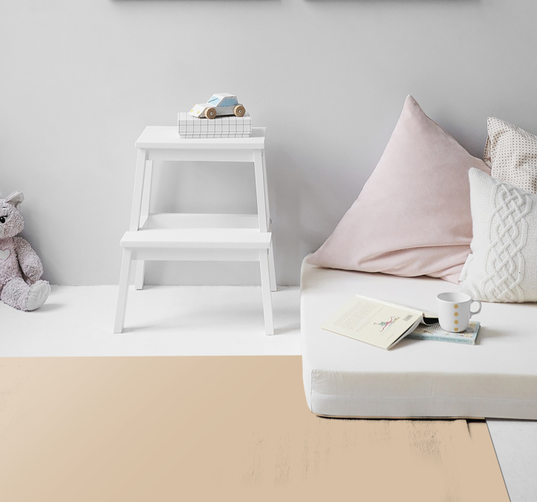 Tapis vinyle moderne beige - TenStickers