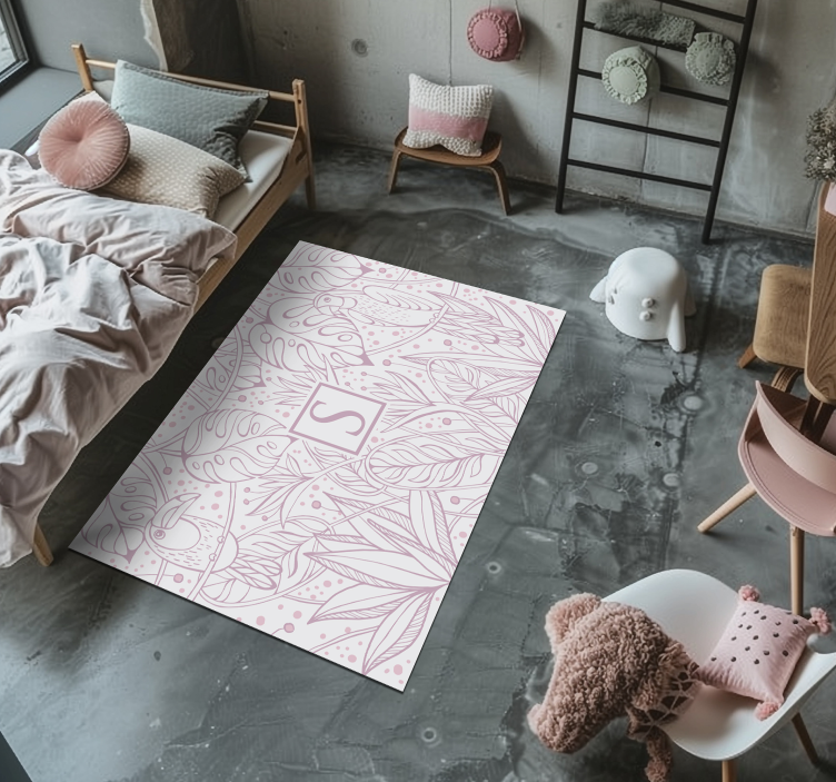 Tapis vinyles personnalisable motif jungle personnalisé - TenStickers
