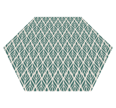 Tapis vinyle chambre adhesif deco floral ethnique - TenStickers
