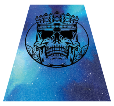 tapis vinyle pour chambre Couronne de galaxie hipster - TenStickers