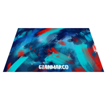 Tapis vinyle ultra moderne Couleurs et nom - TenStickers