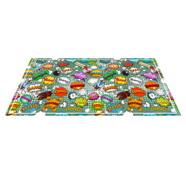 Tapis vinyle ado effets audio comiques - TenStickers