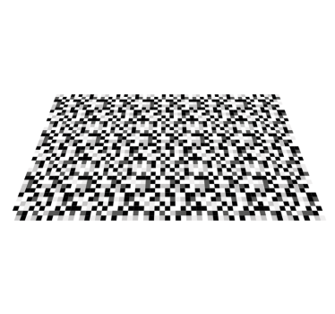 Tapis vinyle ado motif pixelisé - TenStickers