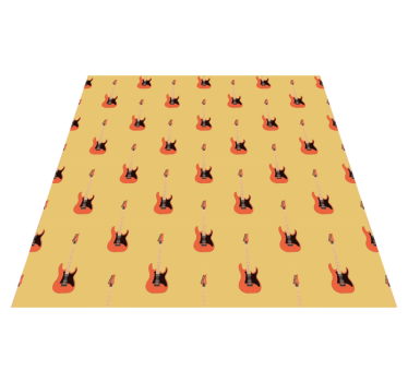 Tapis vinyle ado guitare électrique focale - TenStickers
