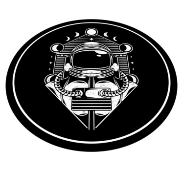 Tapis vinyle ado graphique d'astronaute - TenStickers