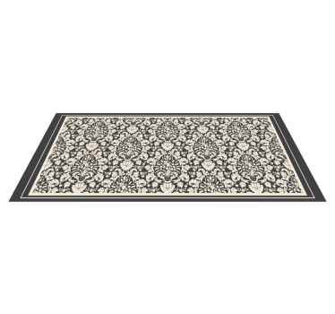 Tapis vinyle vintage élément botanique élégant - TenStickers