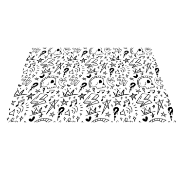 Tapis vinyle ado design rock - TenStickers