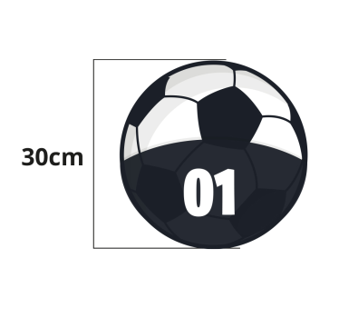 Tapis vinyles ronds ado d'entraînement de football - TenStickers