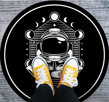 Tapis vinyle ado graphique d'astronaute - TenStickers