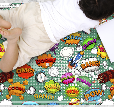 Tapis vinyle ado effets audio comiques - TenStickers