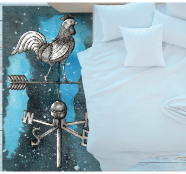 Tapis vinyle ado girouette coq - TenStickers