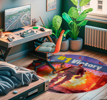 Tapis vinyle soldat de jeu vidéo  - TenStickers