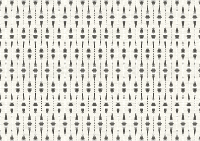 Tapis vinyle design moderne rabaul ikat gris et beige - TenStickers