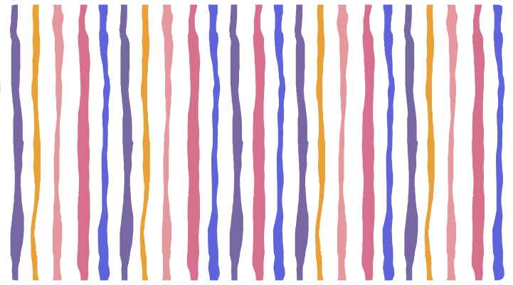 Tapis vinyle salle de bain larges rayures colorées - TenStickers