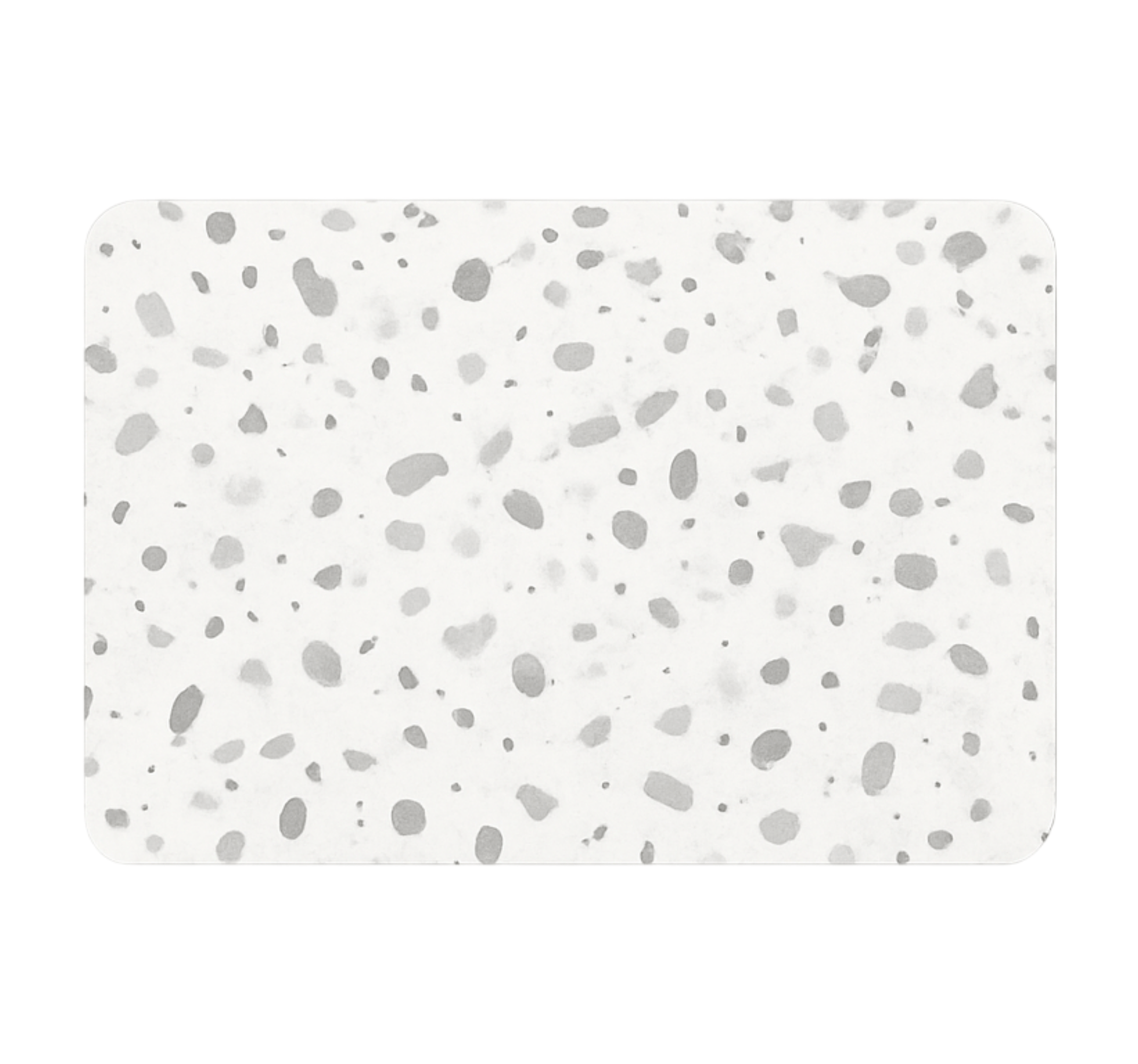 Tapis vinyle marbre effet terrazzo gris - TenStickers