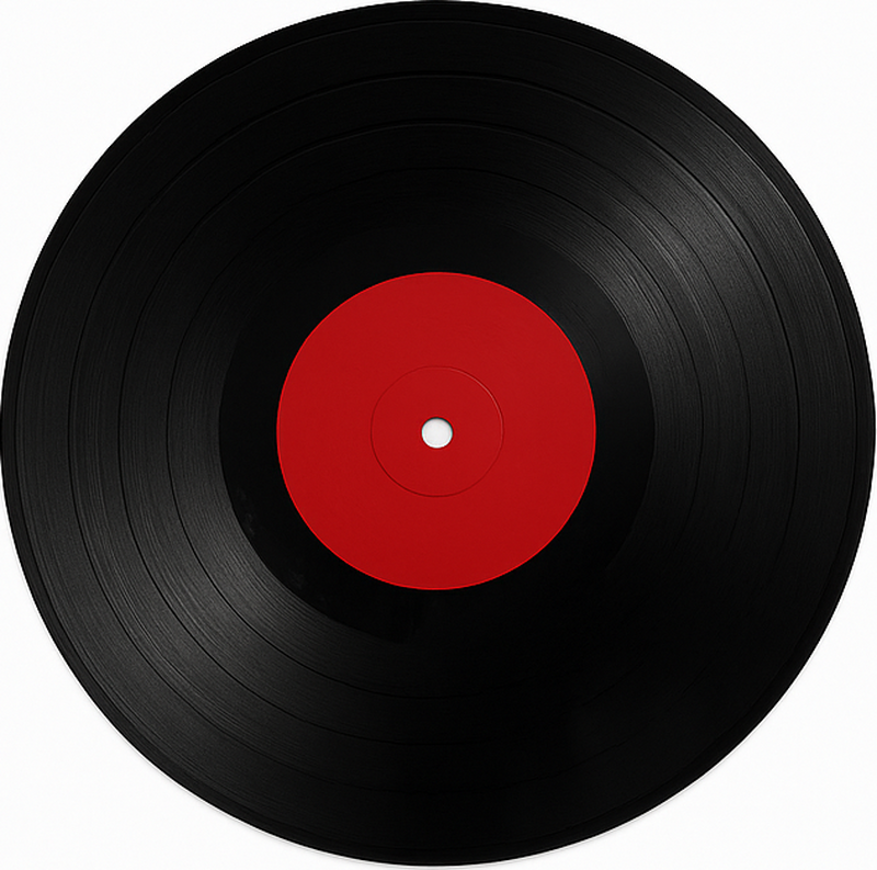 Tapis vinyle salle à manger grand disque vinyle - TenStickers