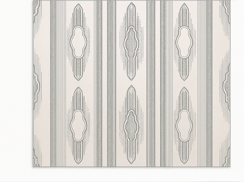 Tapis vinyle salle à manger géométrie ethnique complexe - TenStickers