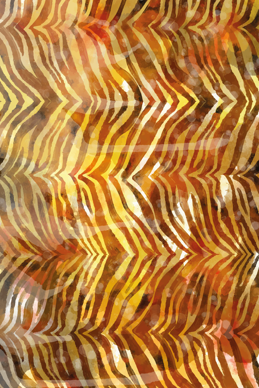 Tapis vinyle animal zebra textura aquarelle - TenStickers