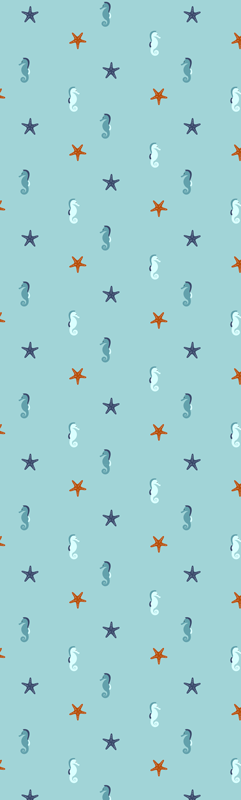 Tapis vinyle animal style marin - TenStickers