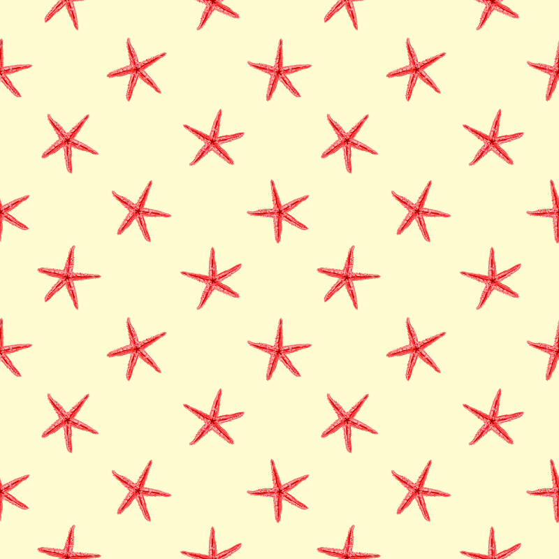 Tapis vinyle animal étoile de mer sur sable fin - TenStickers