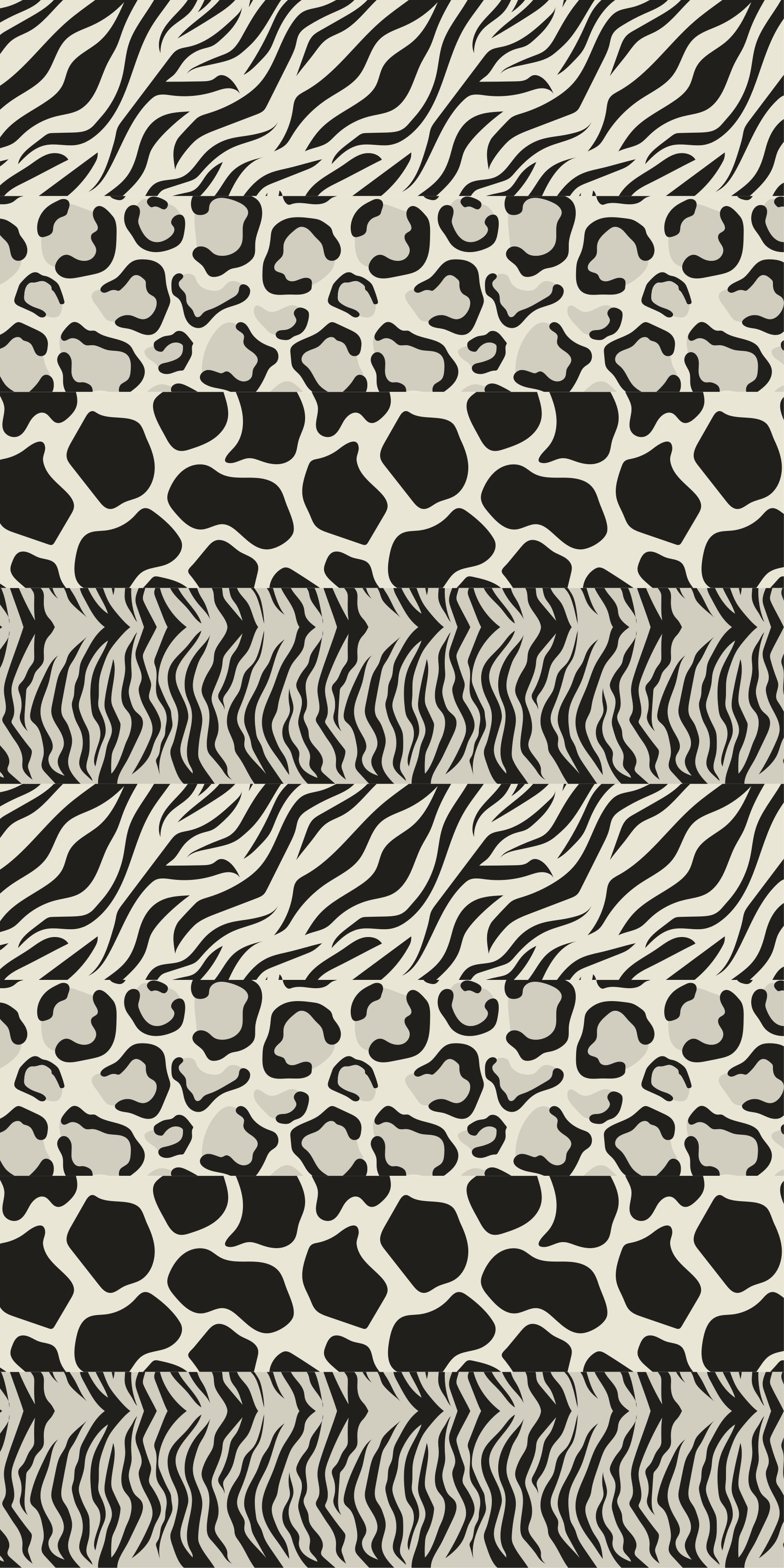 Tapis vinyle animal quatre designs différents - TenStickers