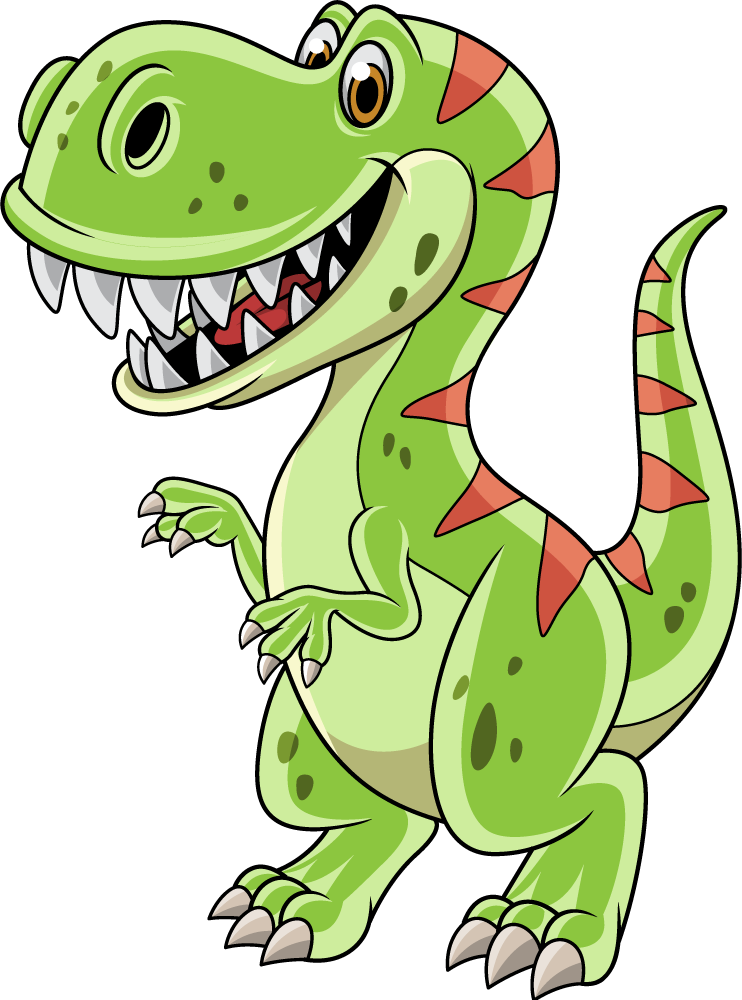 Tapis vinyle animal tyrannosaure rex cartoon - TenStickers