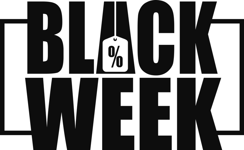 Tapis vinyle black friday pour vitrine élégante - TenStickers