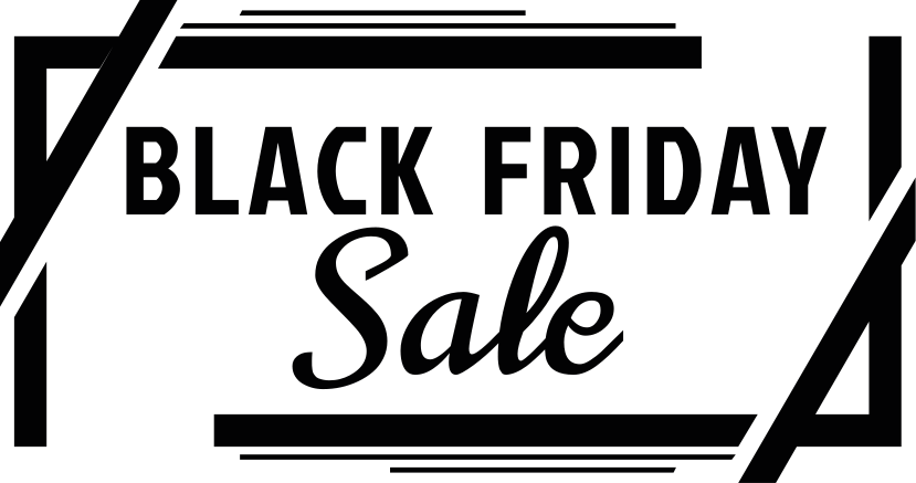 Tapis vinyle black friday vente en boîte - TenStickers