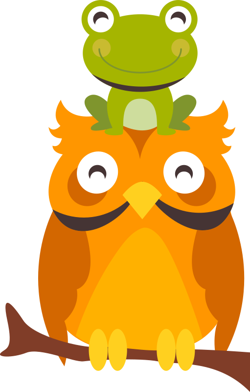 Tapis vinyle animal personnages animaliers amusants - TenStickers