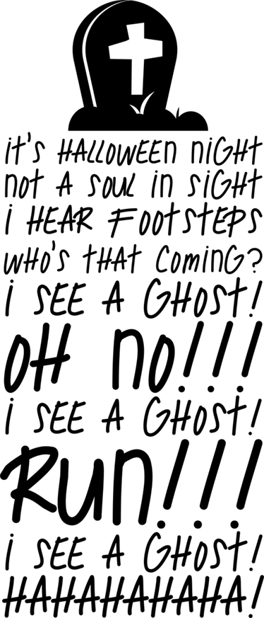 Tapis vinyle pour halloween chanson populaire - TenStickers