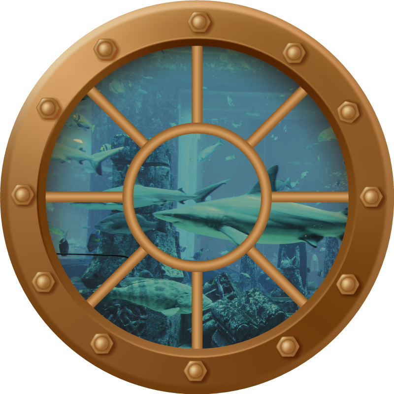 Tapis vinyle plantes vue sous-marine - TenStickers