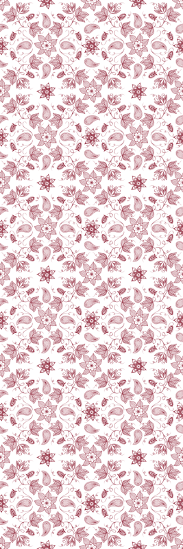 Tapis vinyle plantes motif floral - TenStickers