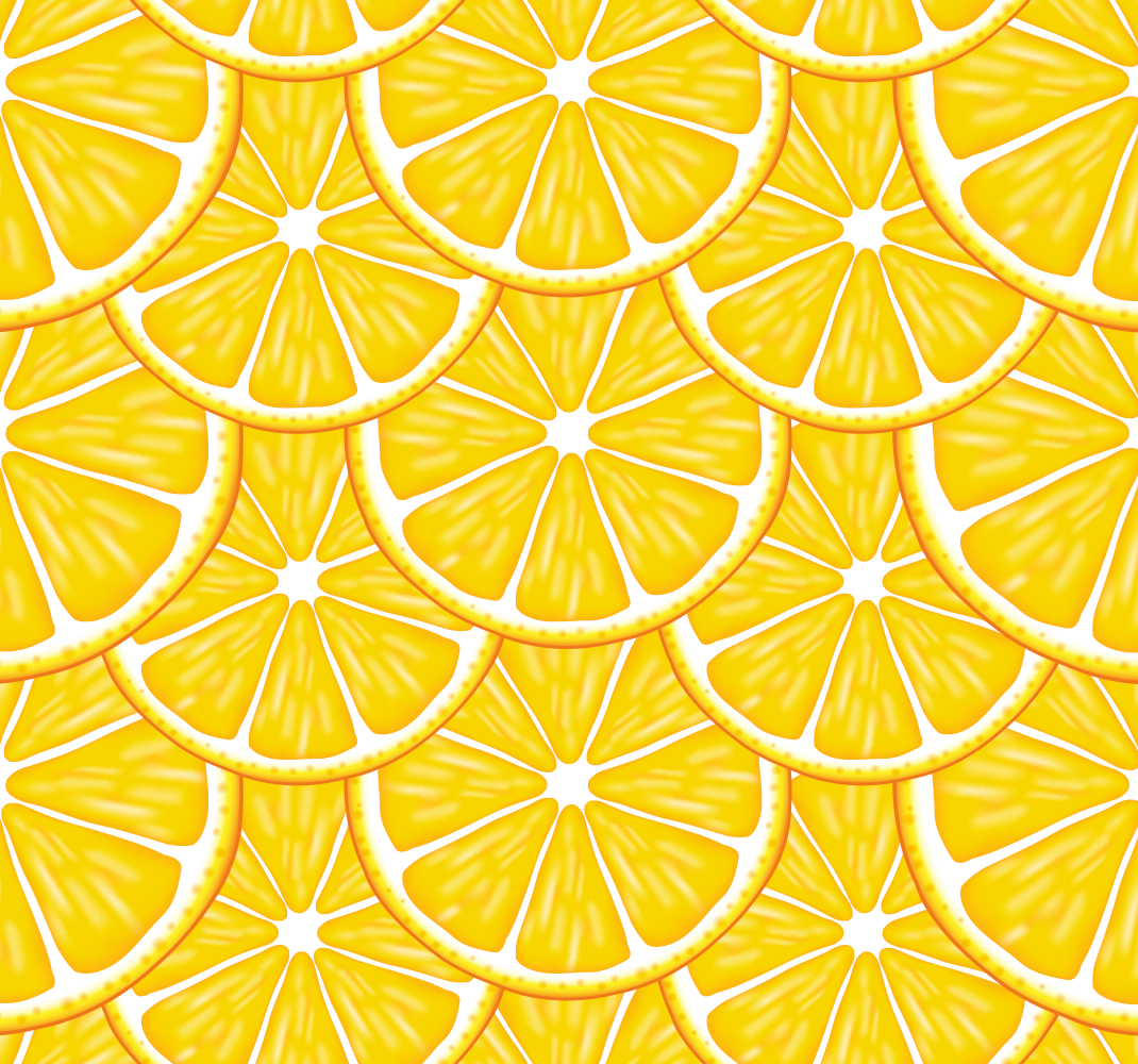 Tapis vinyle cuisine motif orange - TenStickers