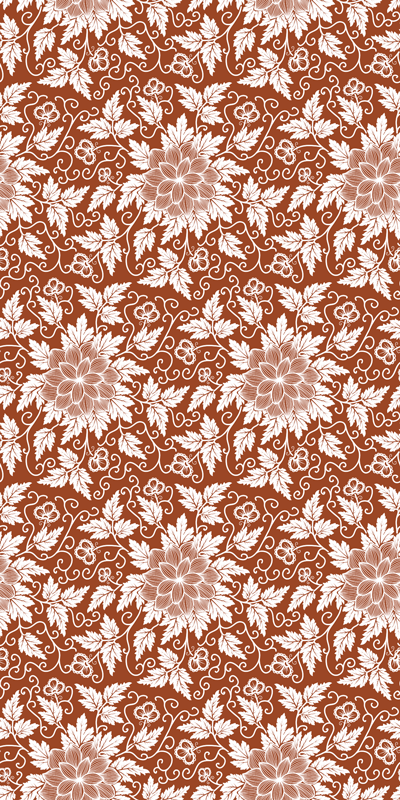 Tapis vinyle plantes composition botanique - TenStickers