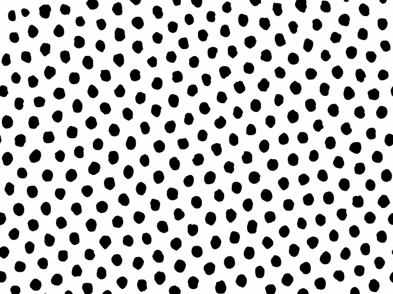 Tapis vinyle motif animal dalmatien noir et blanc - TenStickers