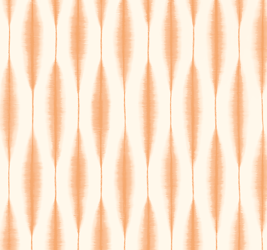 Tapis vinyle géométrique ikat kasuri orange - TenStickers