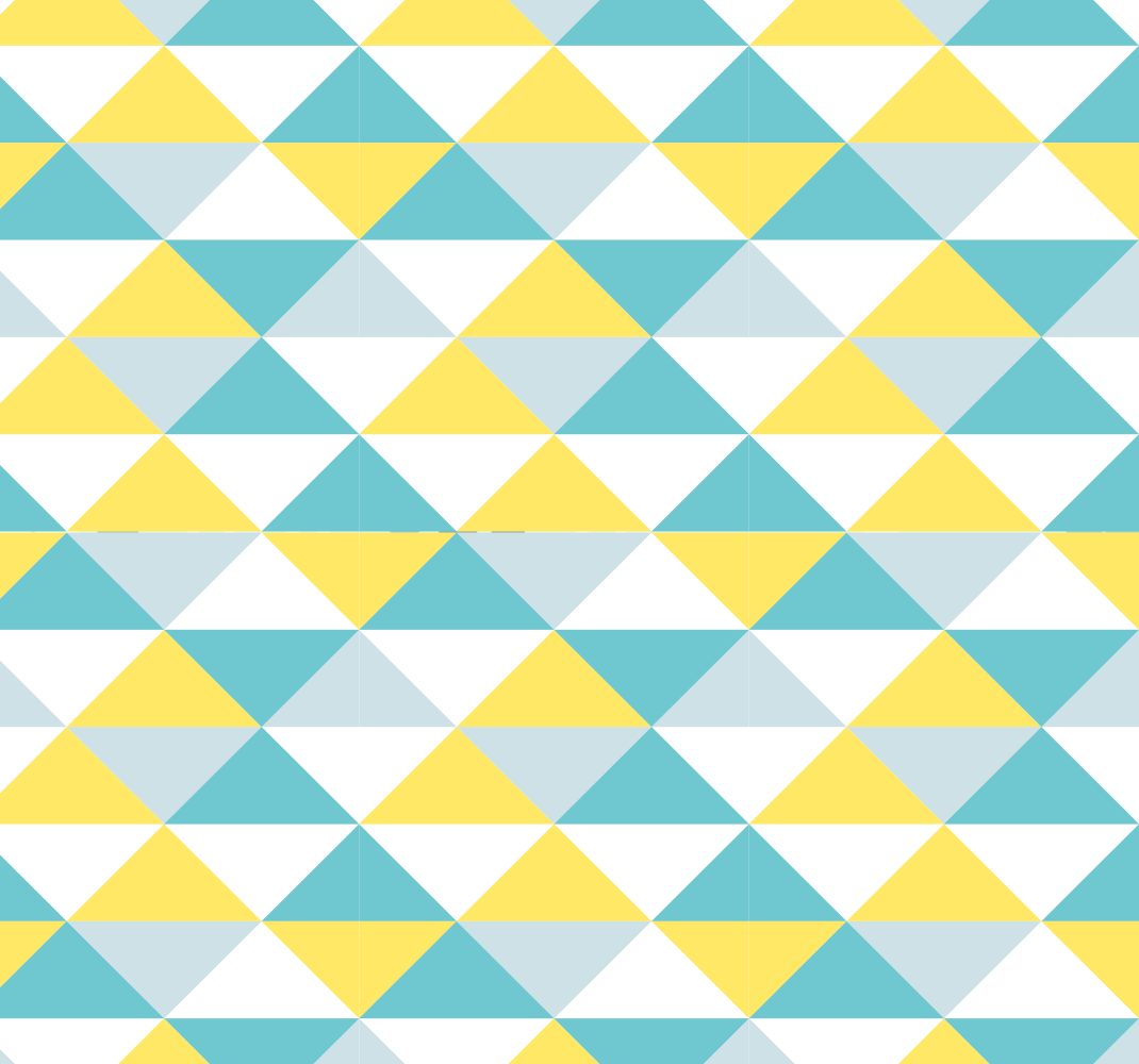 Tapis vinyle géométrique jaune et bleu - TenStickers