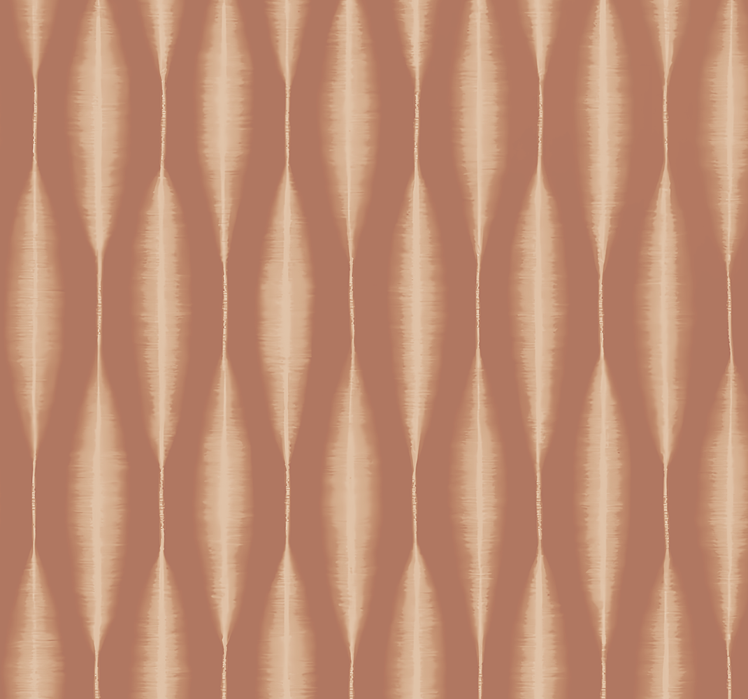 Tapis vinyle géométrique ikat kasuri mousse mocha - TenStickers