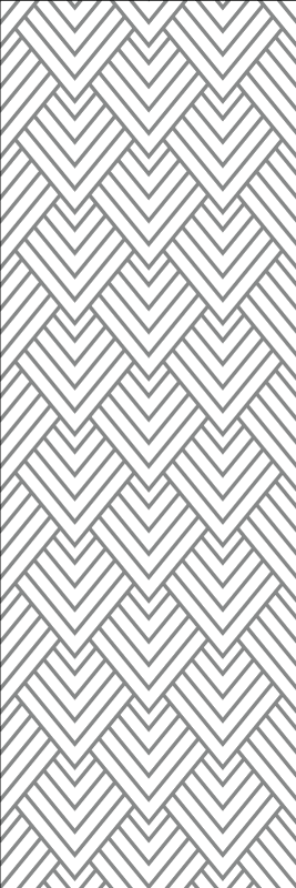 Tapis vinyle géométrique motif triangles blancs - TenStickers