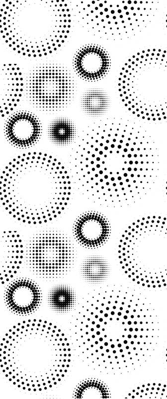 Tapis vinyle géométrique à pois sans couture - TenStickers