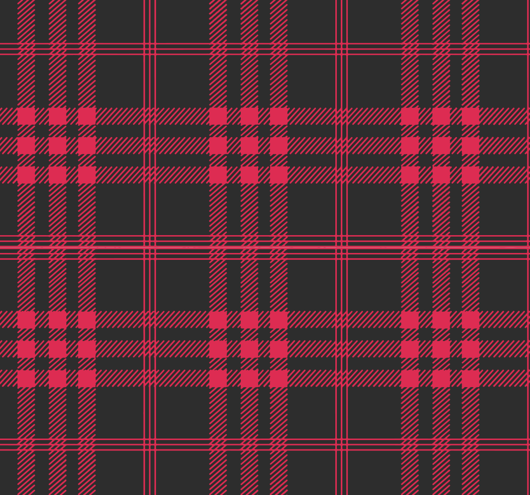 Tapis vinyle chambre motif tartan de noël - TenStickers