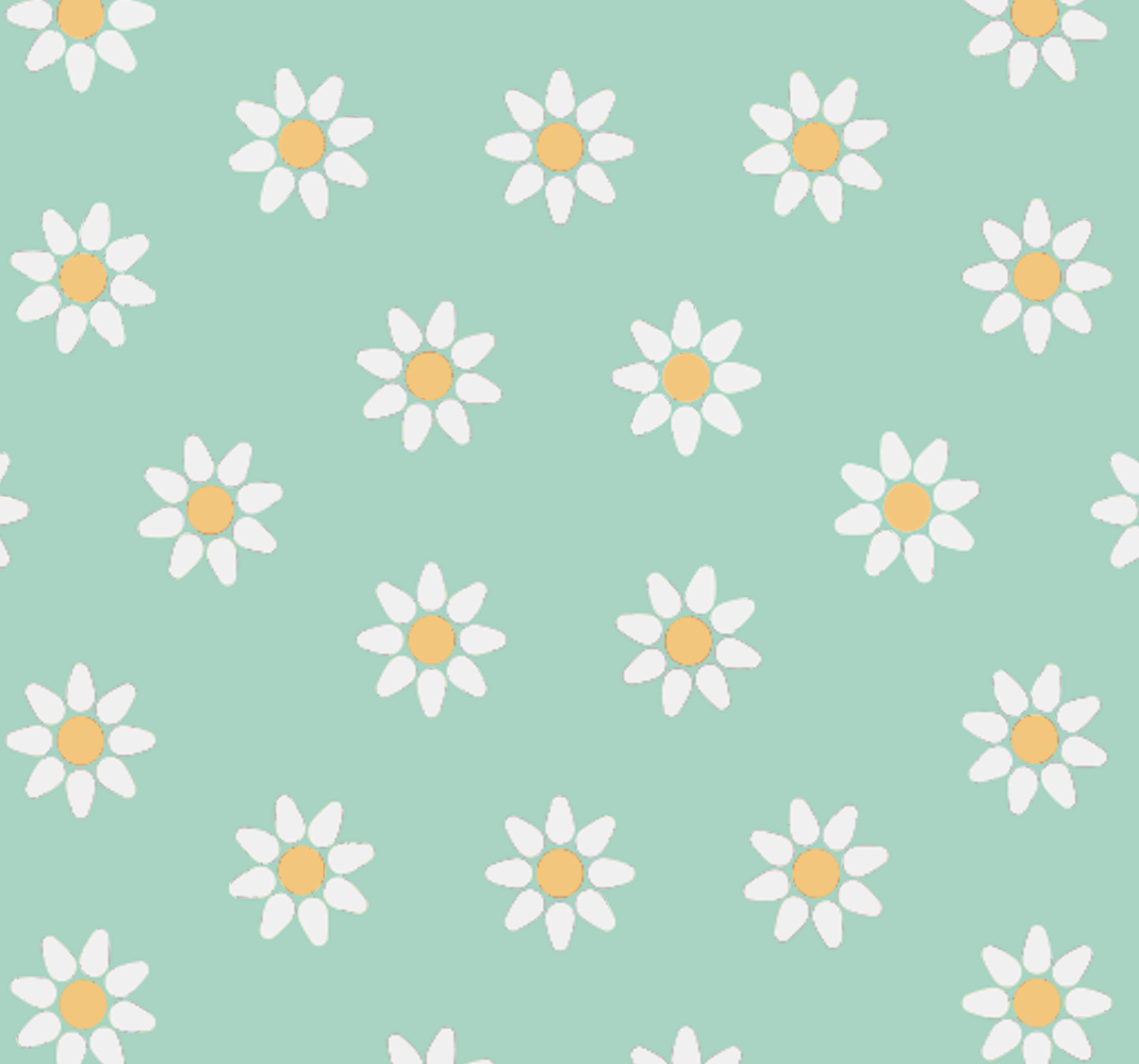 Tapis vinyle chambre motif marguerites enfants - TenStickers