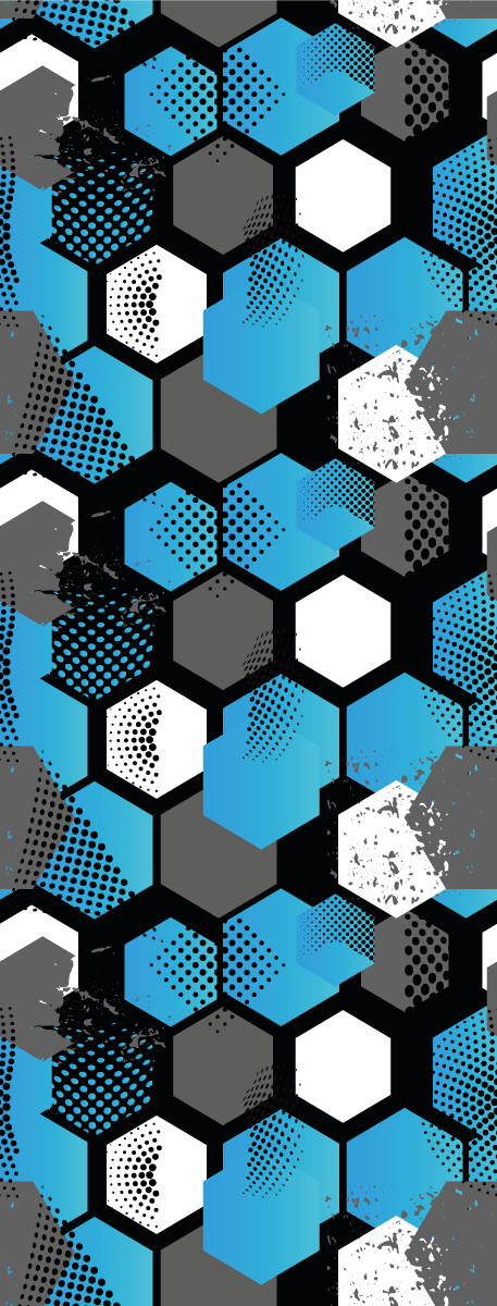 Tapis vinyle chambre fond football dégradé abstrait - TenStickers