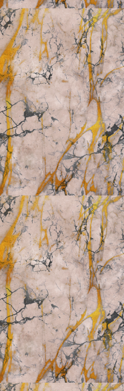 Tapis vinyle chambre marbre doré chaud - TenStickers