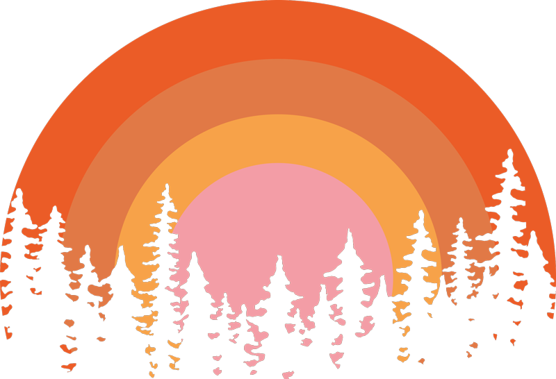 Tapis vinyle nature soleil vintage - TenStickers