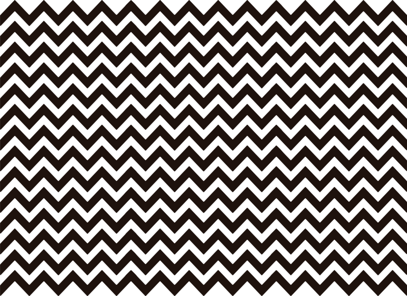 Tapis vinyle géométrique rayures zigzag - TenStickers