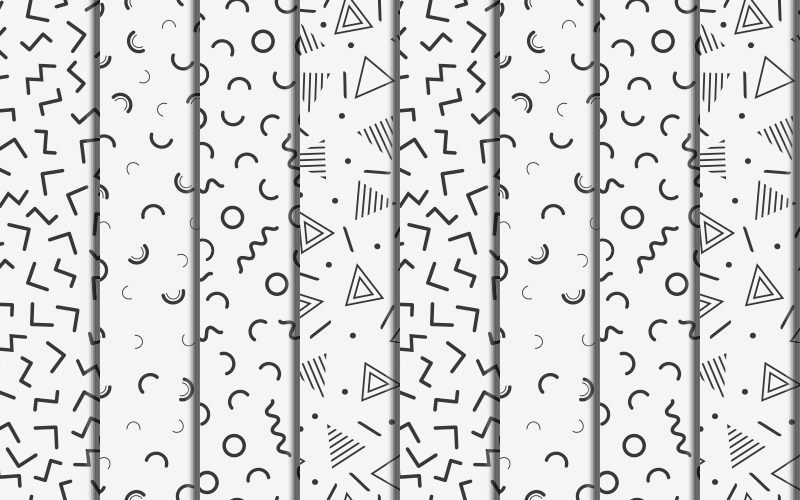 Tapis vinyle géométrique formes géométriques rétro - TenStickers