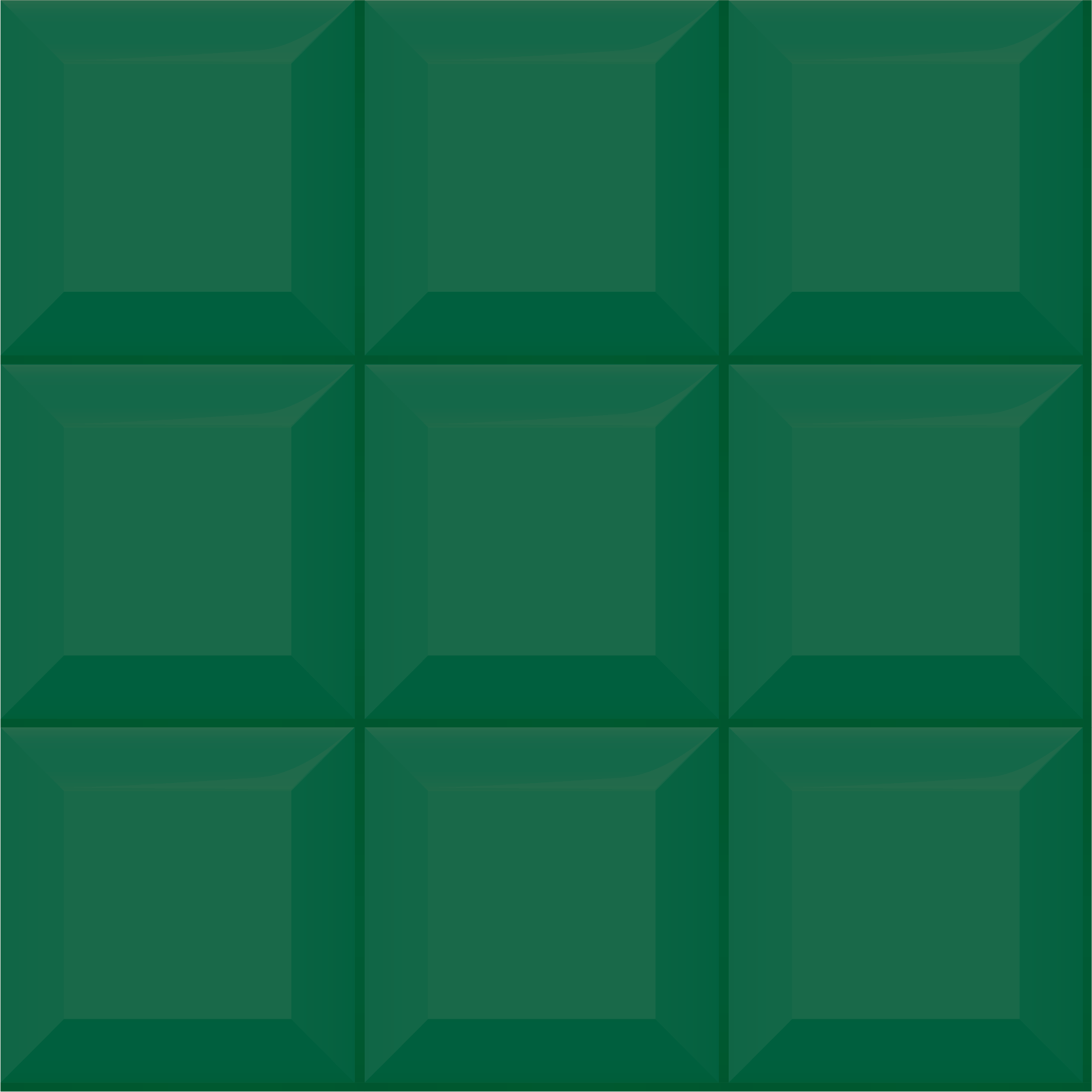 Tapis vinyle géométrique carreaux 3d verts - TenStickers