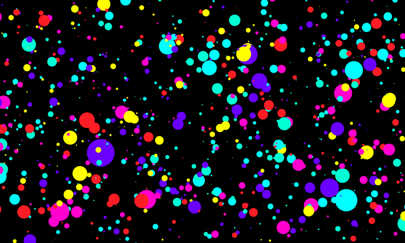 Tapis vinyle géométrique motif bulles colorées - TenStickers